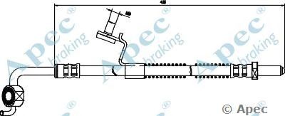 APEC BRAKING hos3005 -  Тормозной шланг